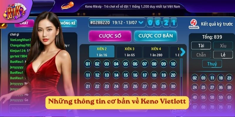 Những thông tin cơ bản về Keno Vietlott Những thông tin cơ bản về Keno Vietlott