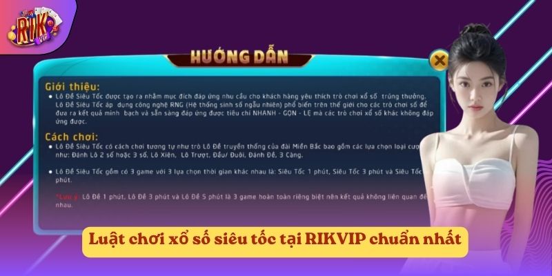 Luật chơi xổ số siêu tốc tại RIKVIP chuẩn nhất Luật chơi xổ số siêu tốc tại RIKVIP chuẩn nhất